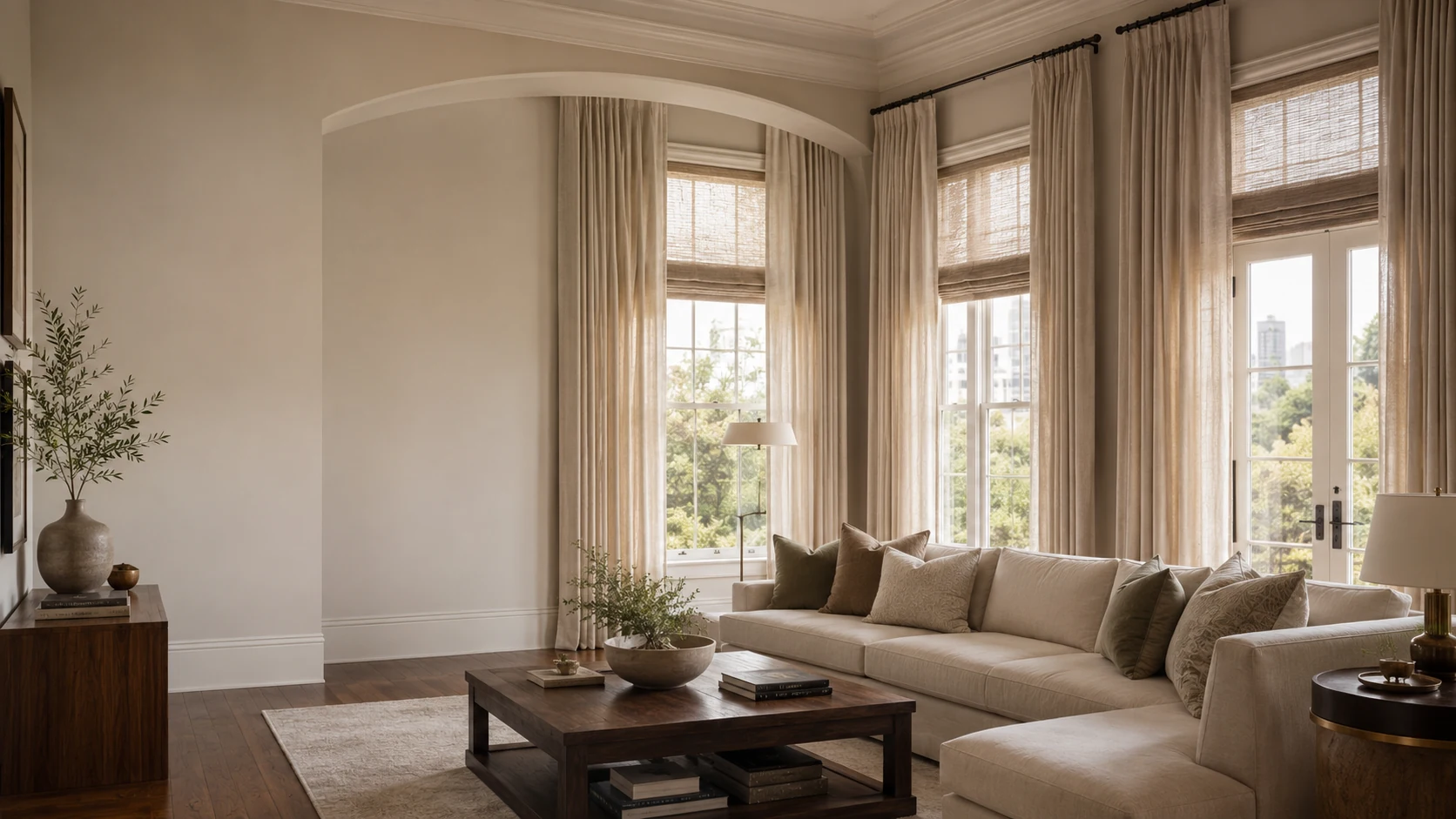 Dining room drapery